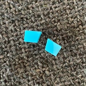 Turquoise Geometric Earrings